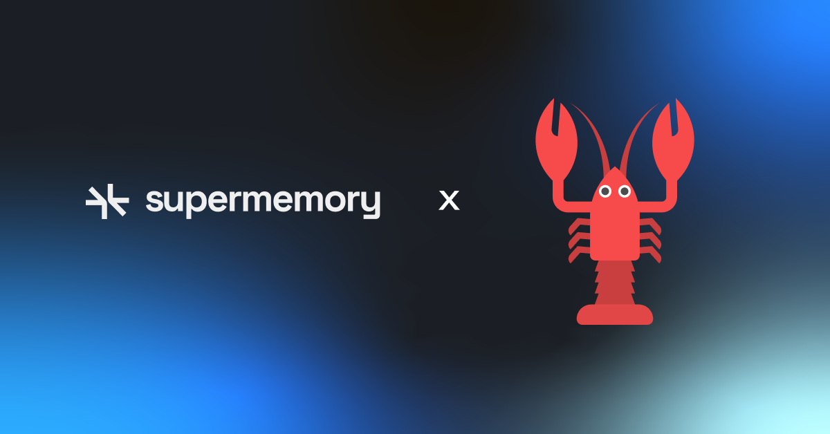 Clawd / Molt bot's memory SUCKS. We gave it supermemory.